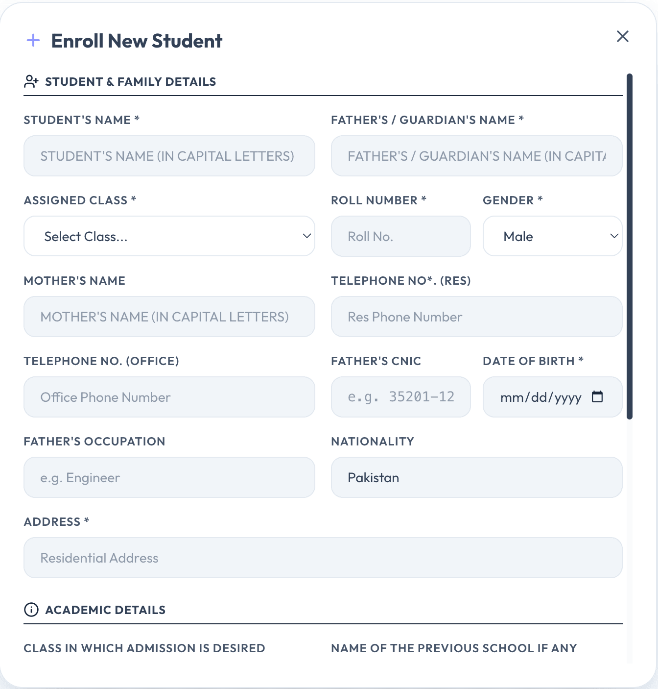 Student Enrollment