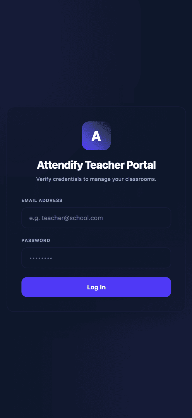 Teachers Login