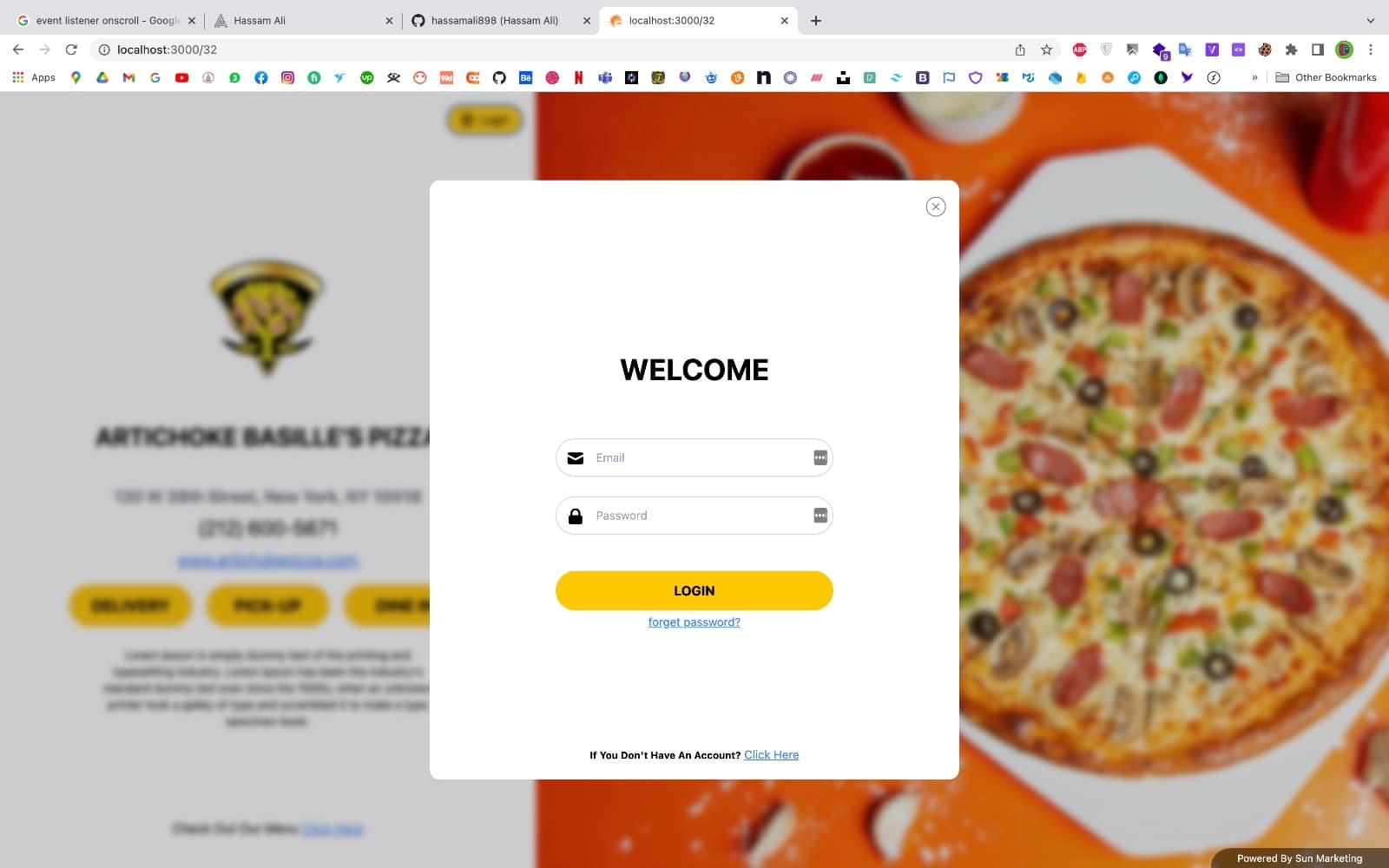 Login Page