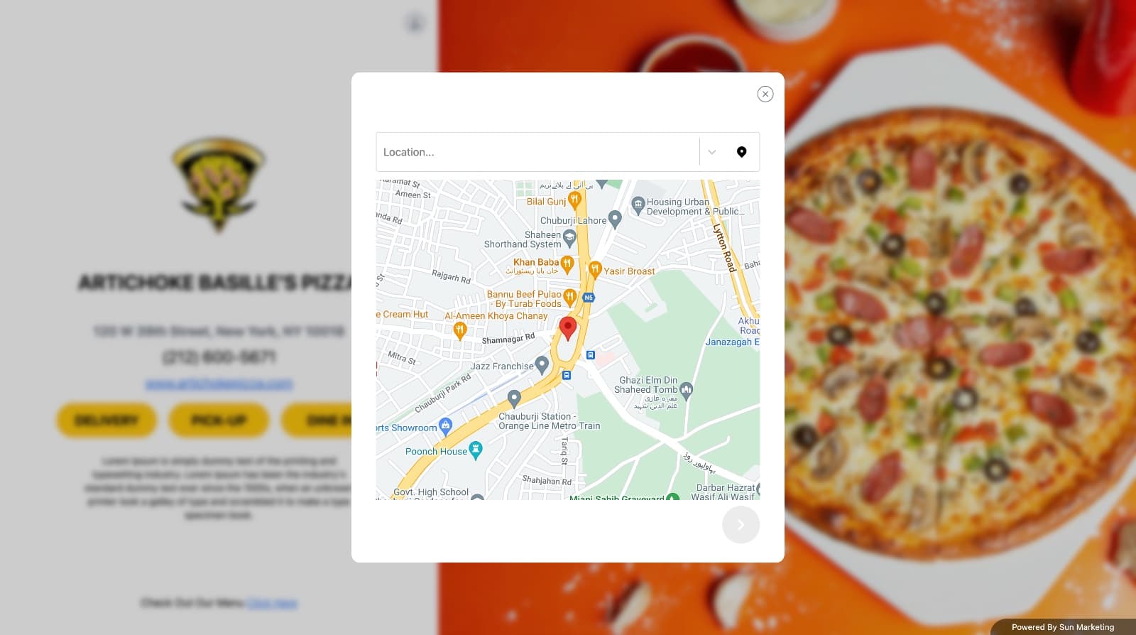 Location Selector